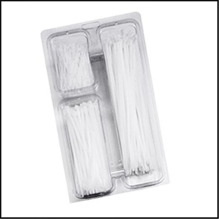 EVERMARK EverMark EM-ACTPAC-400-9 4 x 7 x 11 in. Cable Tie Combo Pack; Natural - 18 & 50 lbs EM-ACTPAC-400-9